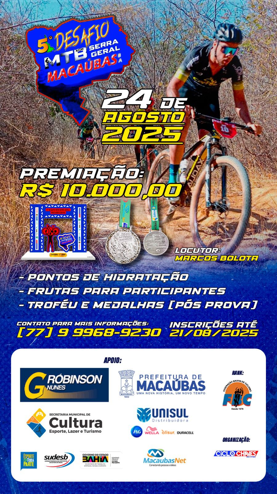 5º Desafio MTB da Serra Geral em Macaúbas