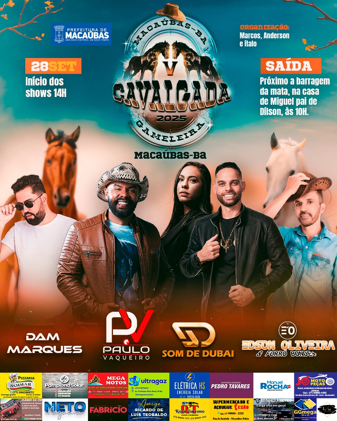 V Cavalgada da Gameleira acontece neste domingo em Macaúbas