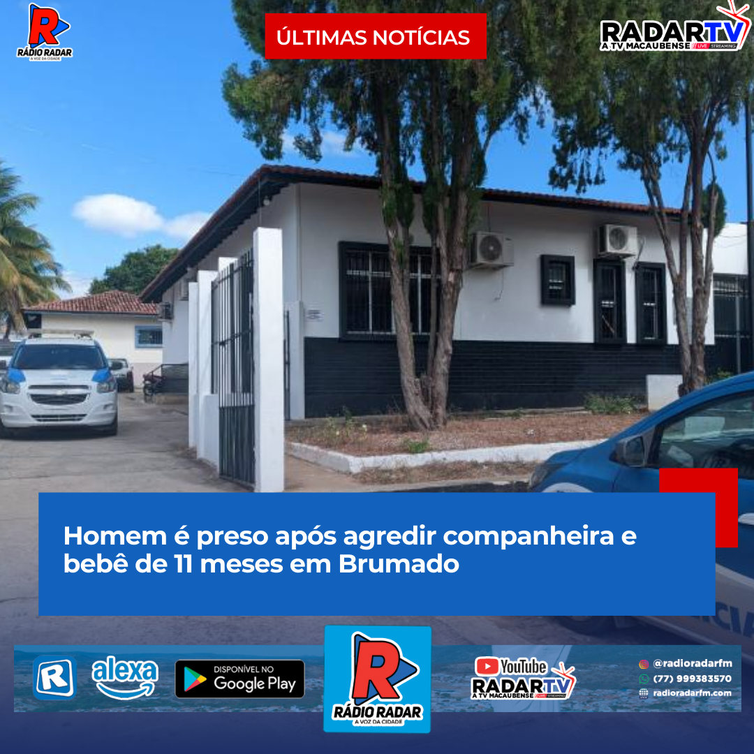 Homem é preso após agredir companheira e bebê de 11 meses em Brumado