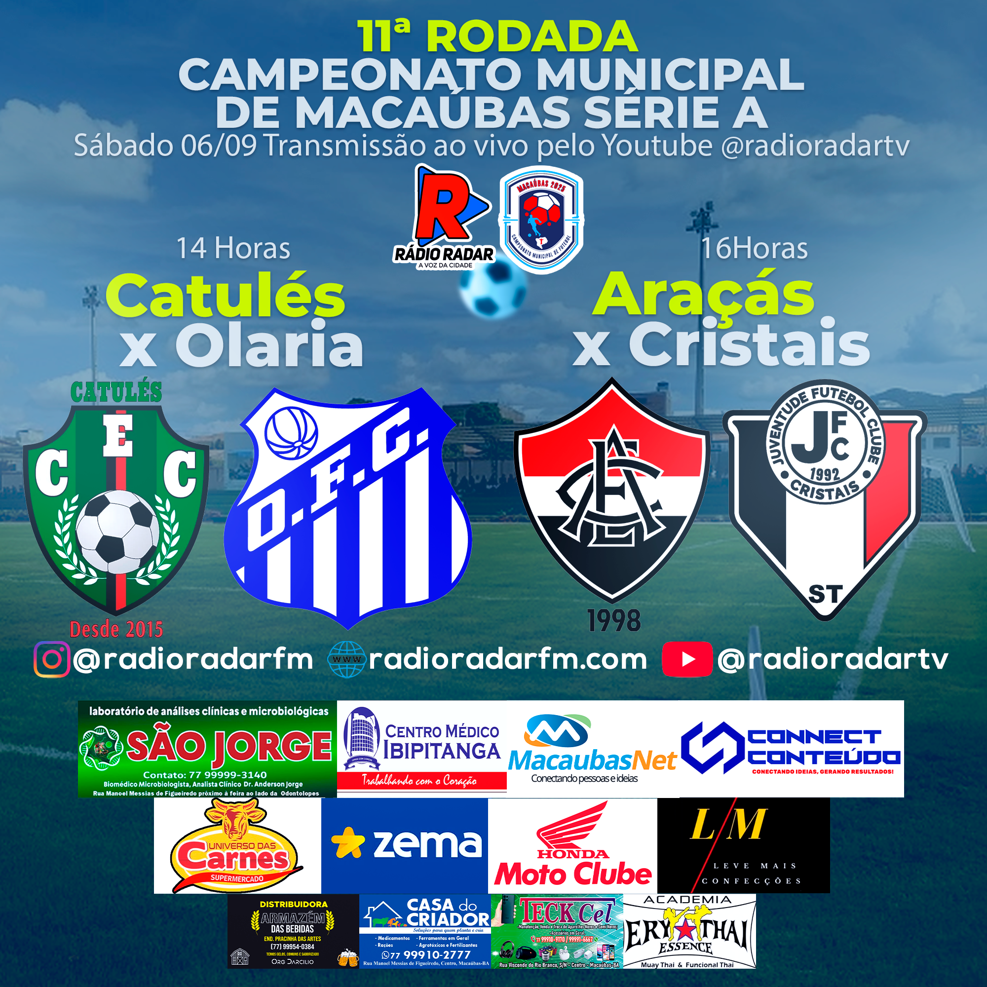 Rodada Atrasada Define Mais um Classificado da Série A neste Sábado (06/09)