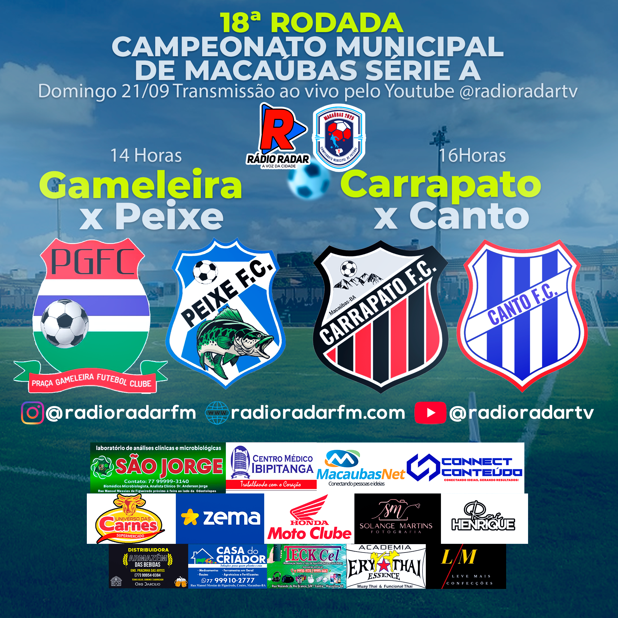 Campeonato Municipal de Macaúbas – Série A chega à rodada decisiva da fase de grupos