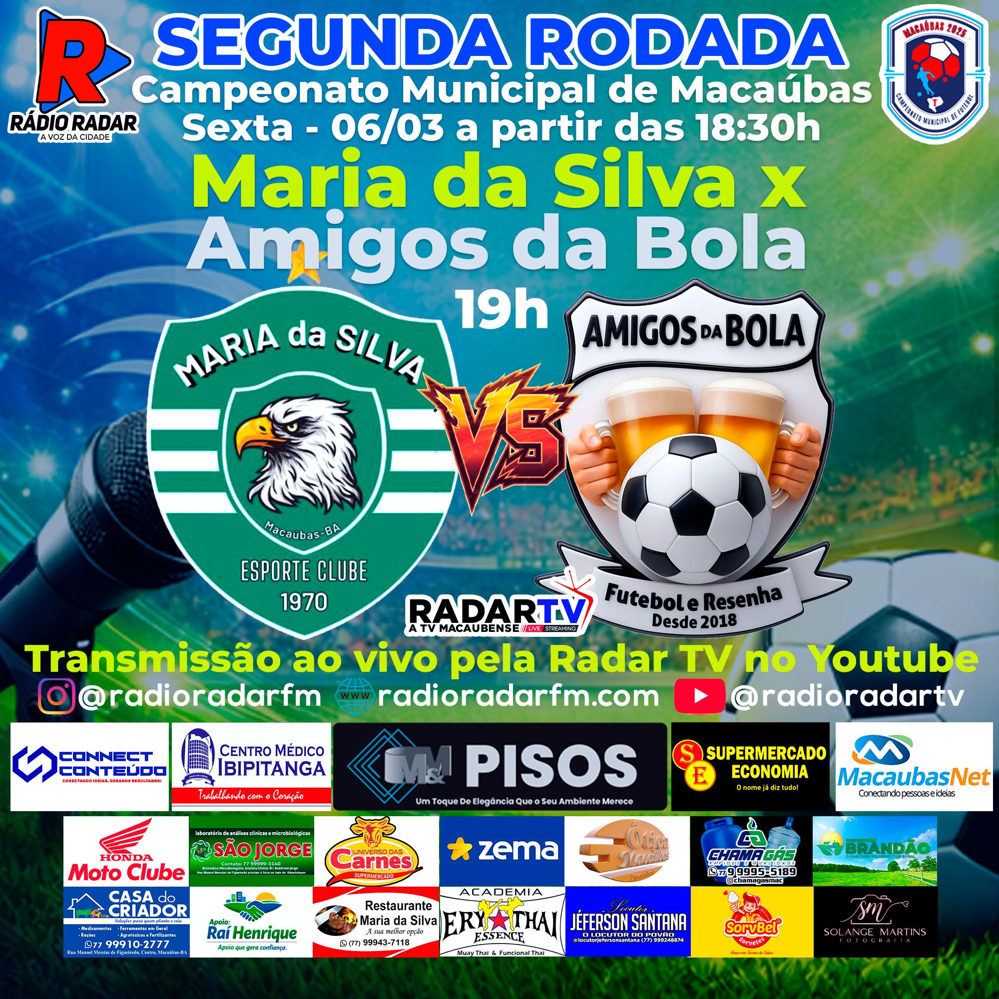 Segunda rodada da Série A 2026 começa nesta sexta com duelo promissor no Estádio Municipal