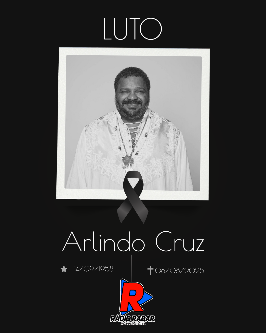 Ícone do samba brasileiro Arlindo Cruz morre aos 66 anos