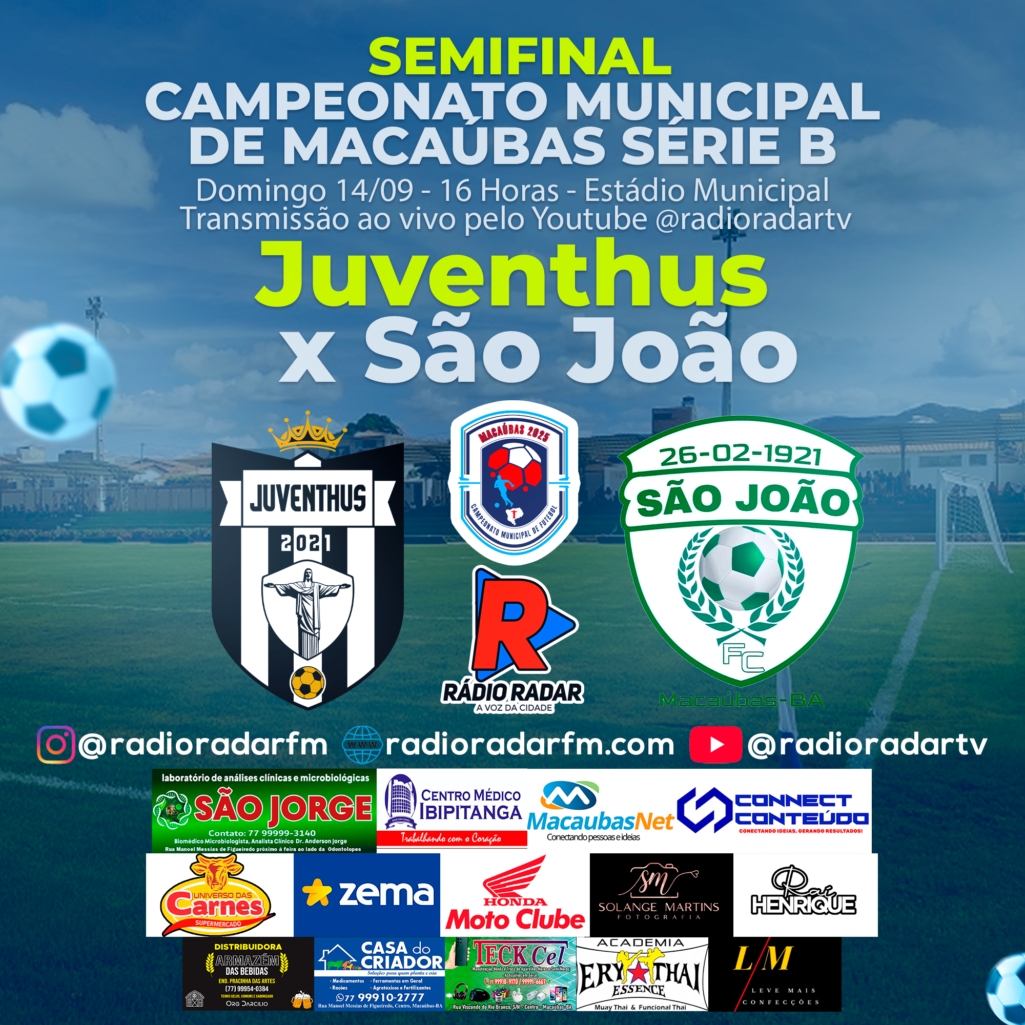 Semifinal da Série B: Juventhus e São João Decidem Vaga na Grande Final